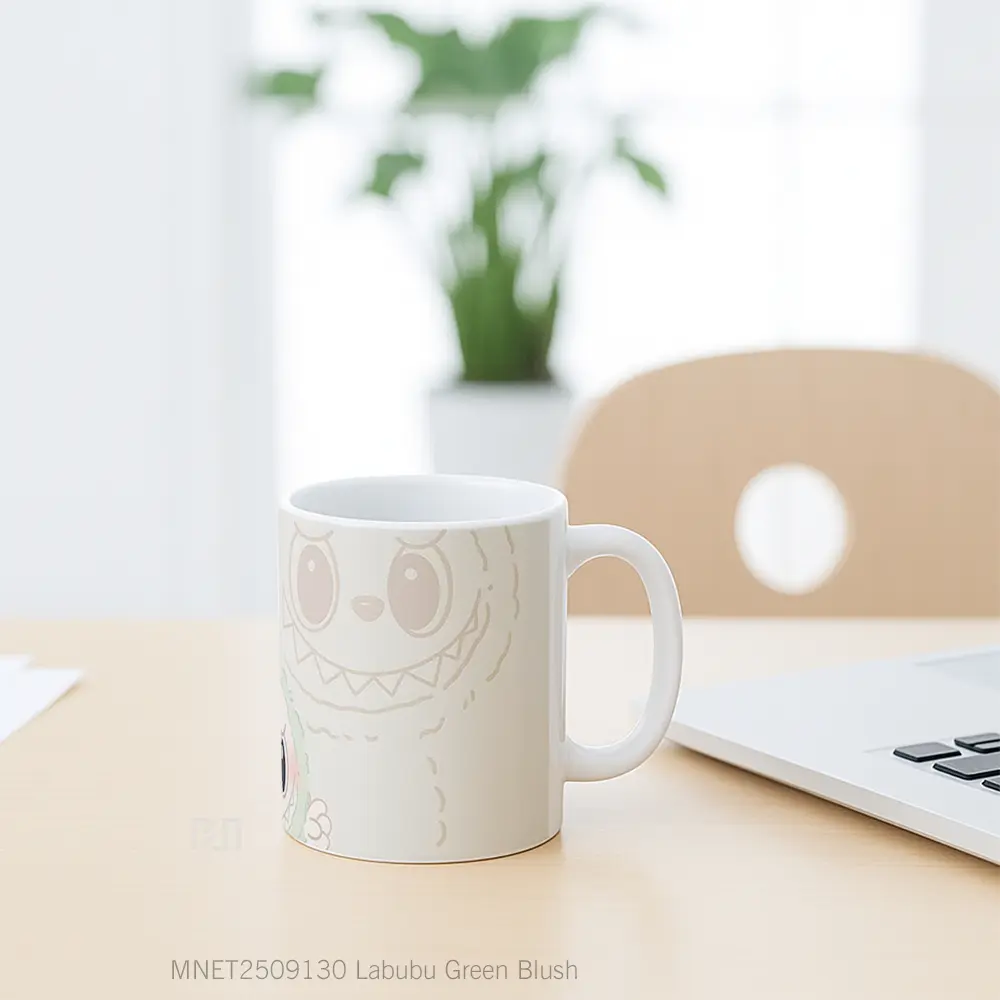 Labubu Green Blush Mug MNET2509130 - All-side / Desain