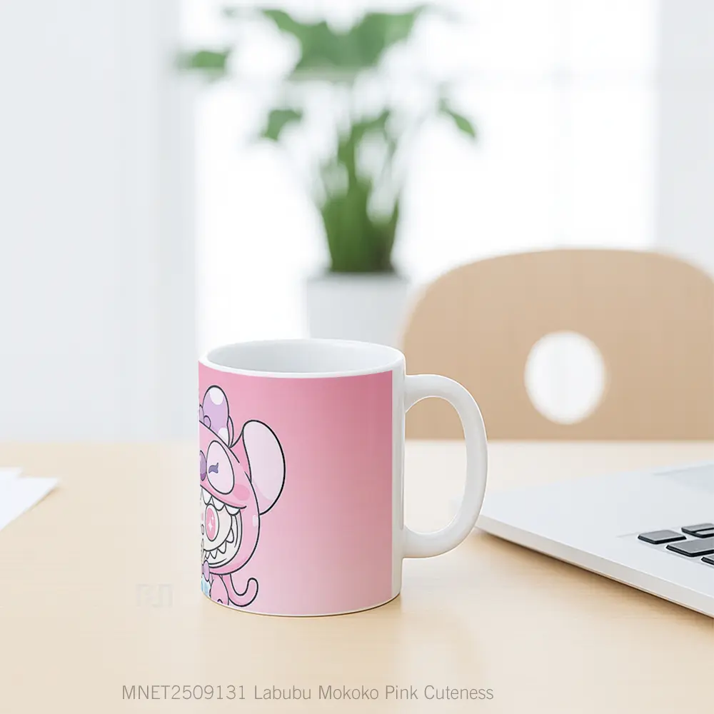 Labubu Mokoko Pink Cuteness Mug MNET2509131 - All-side / Desain