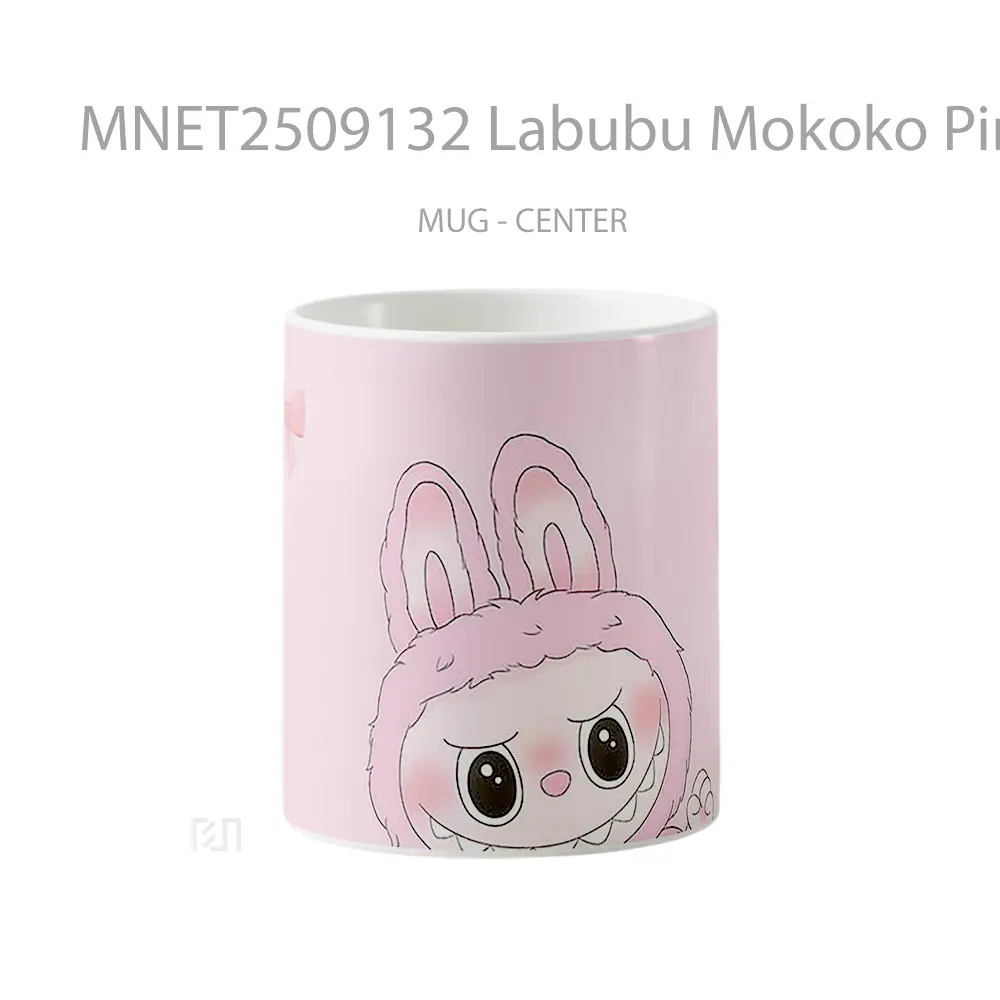 Labubu Mokoko Pink Monster Mug MNET2509132 - All-side / Desain