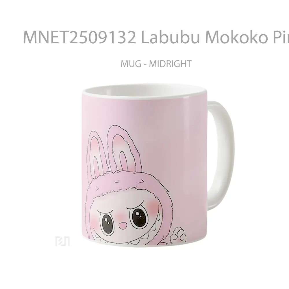 Labubu Mokoko Pink Monster Mug MNET2509132 - All-side / Desain