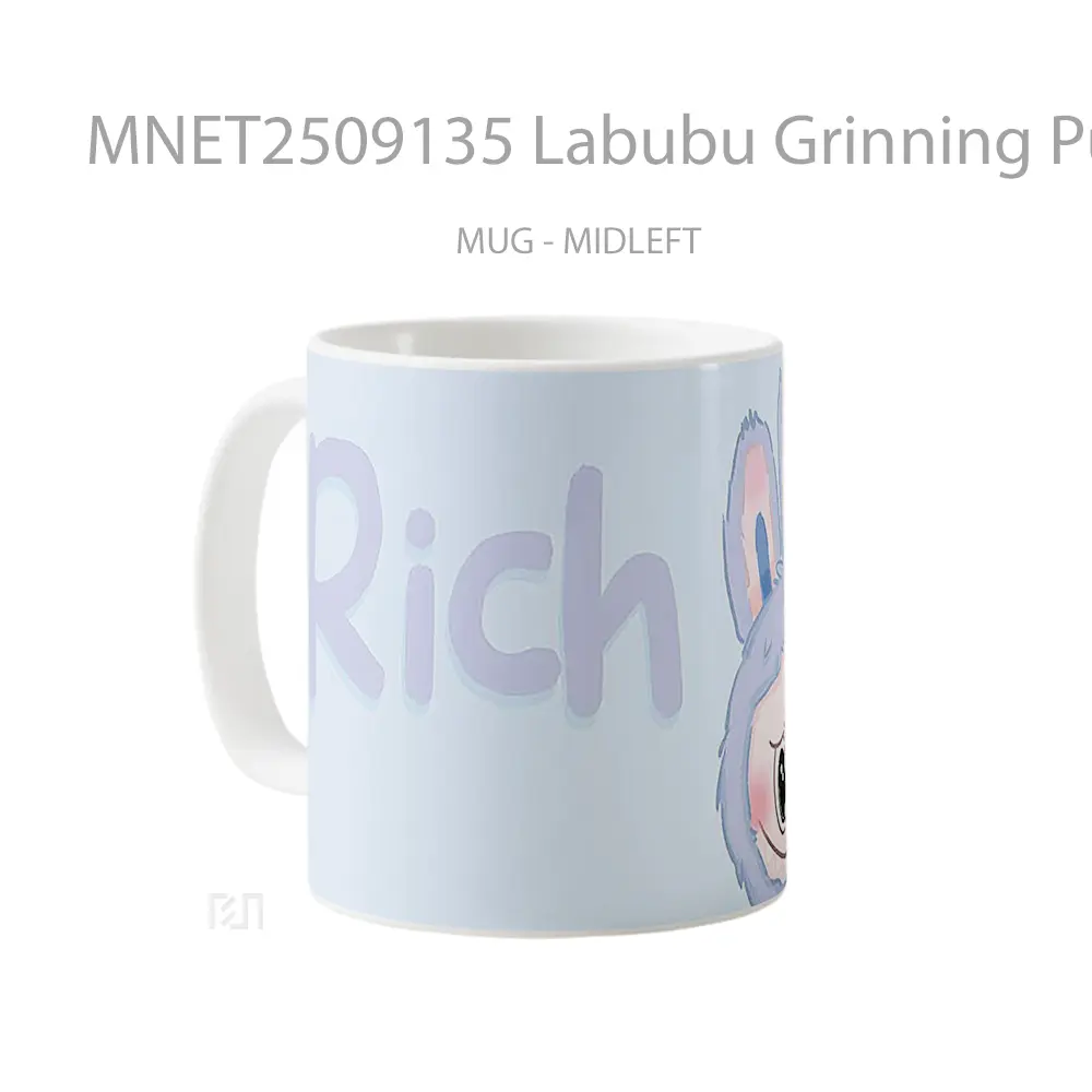 Labubu Grinning Purple Mug MNET2509135 - All-side / Desain