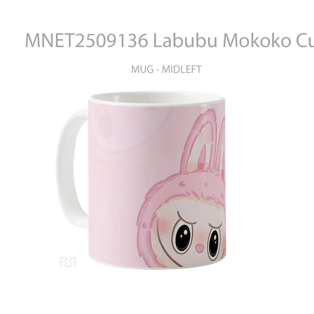 Labubu Mokoko Cute Grin Mug MNET2509136 - All-side / Desain