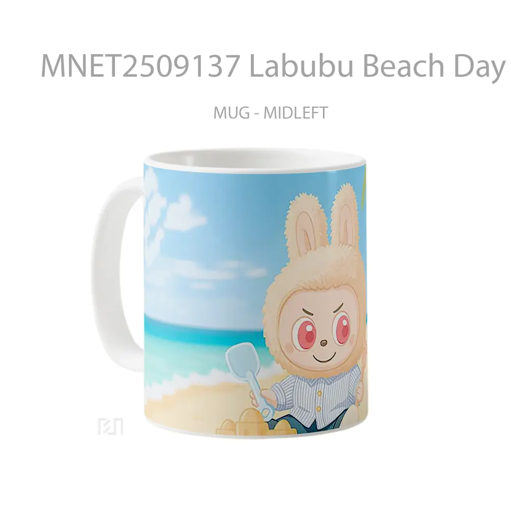 Labubu Beach Day Builder Mug MNET2509137 - All-side / Desain