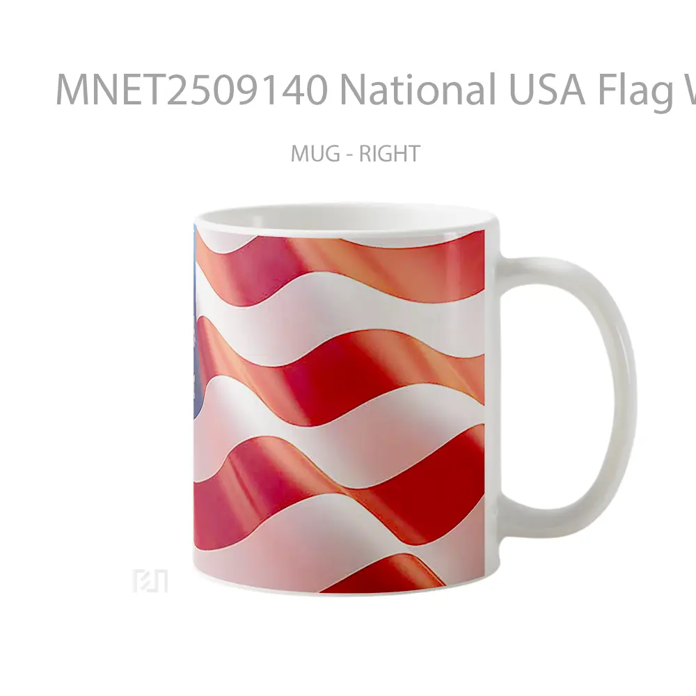 National Usa Flag Waving Mug MNET2509140