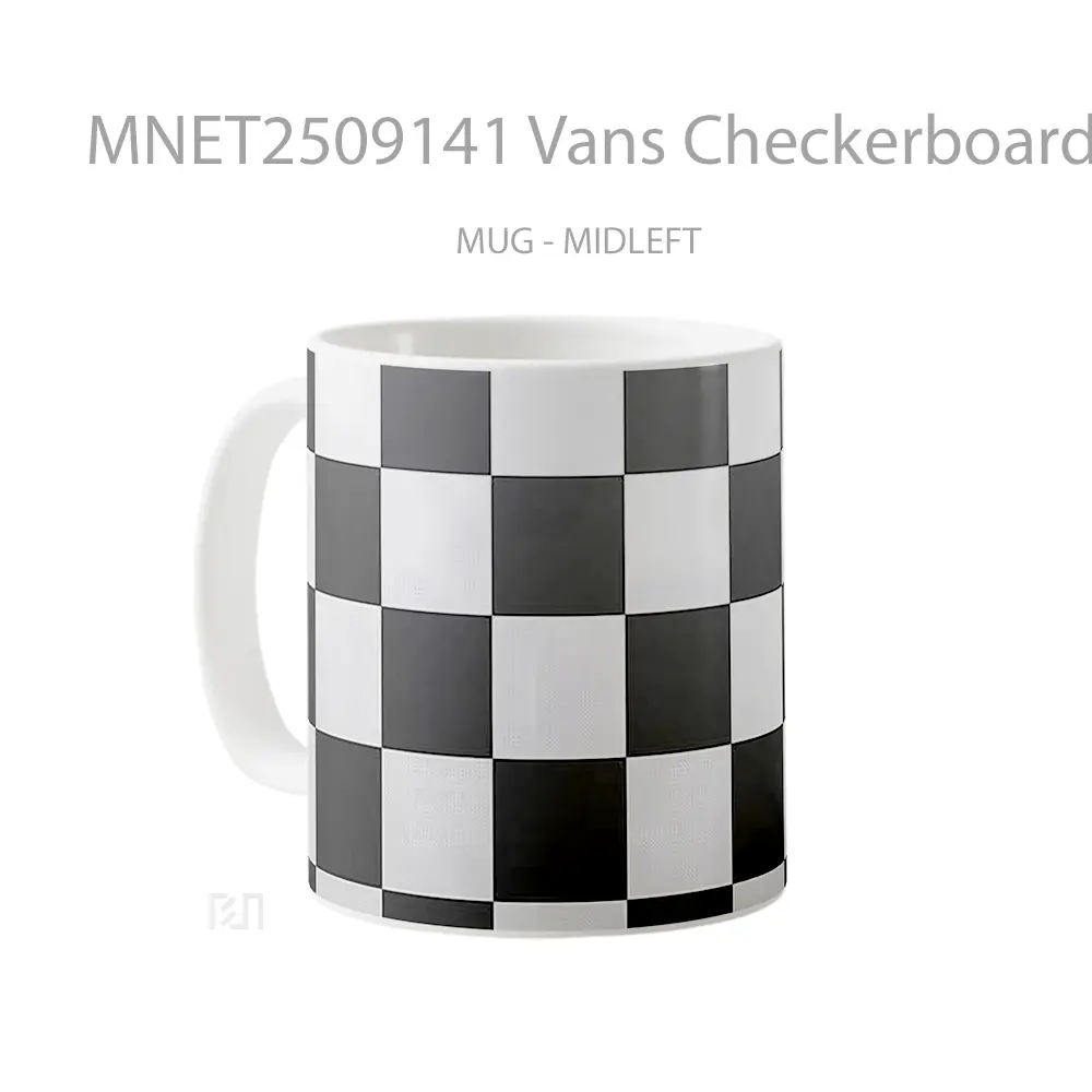 Vans Checkerboard Clean Design Mug MNET2509141 - All-side / Desain