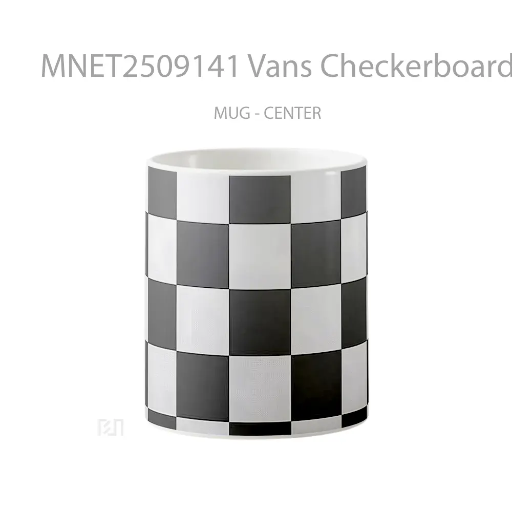 Vans Checkerboard Clean Design Mug MNET2509141 - All-side / Desain
