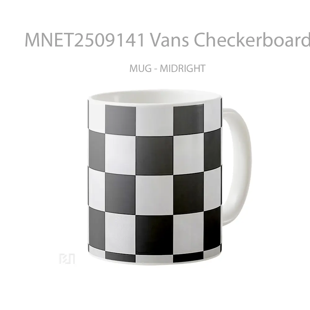 Vans Checkerboard Clean Design Mug MNET2509141 - All-side / Desain