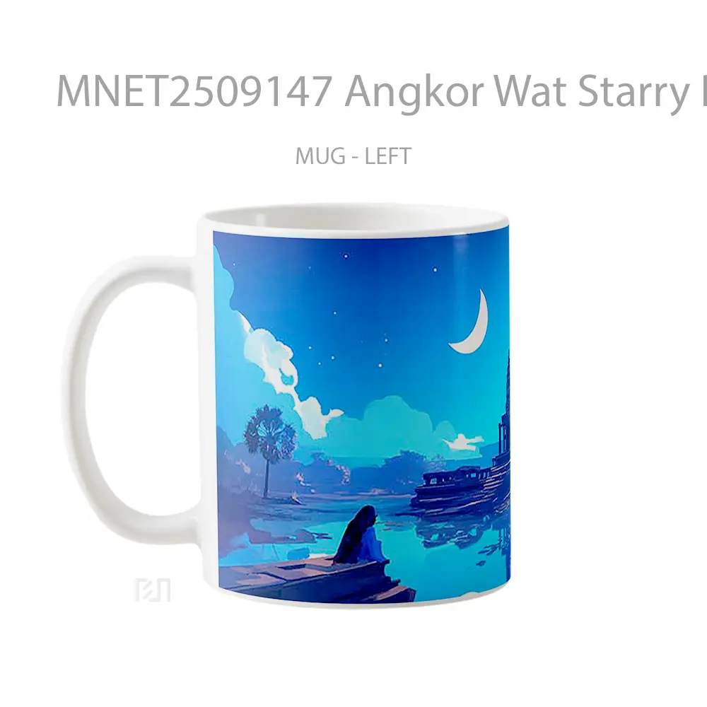 Angkor Wat Starry Reflection Mug MNET2509147 - All-side / Desain