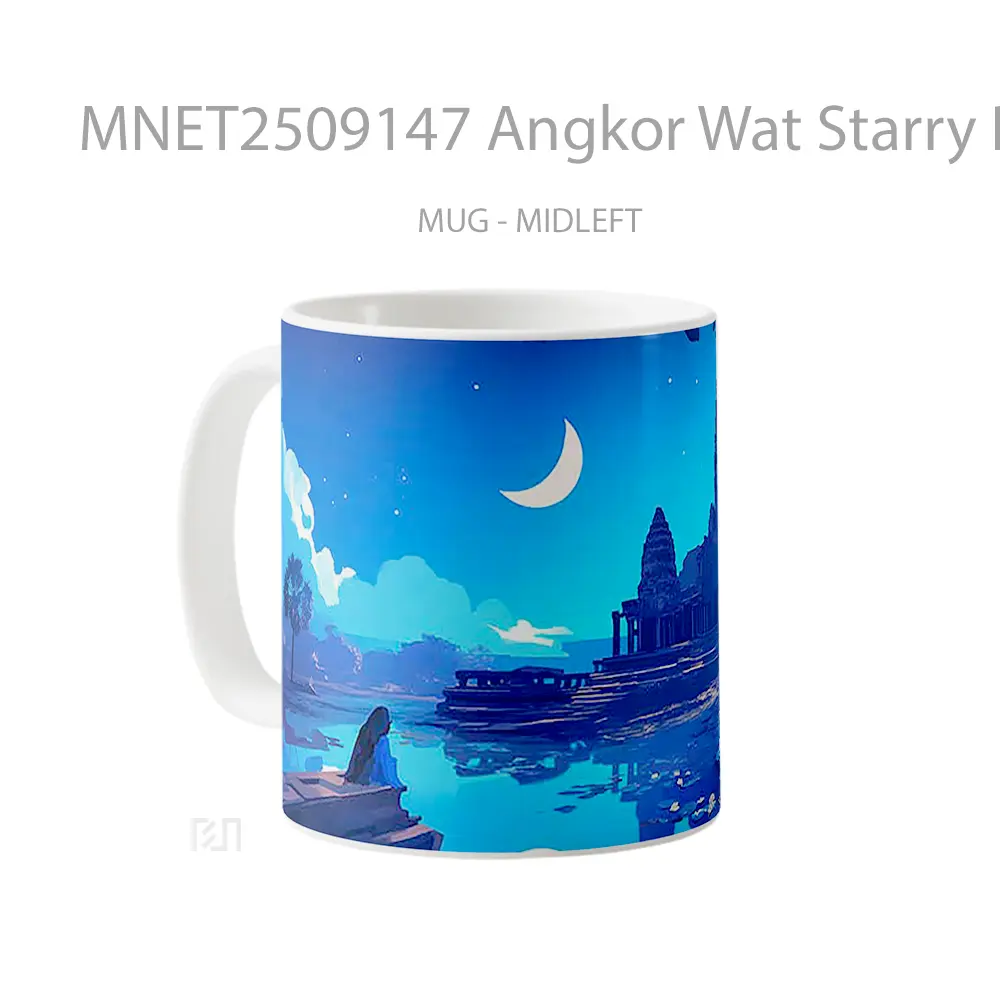 Angkor Wat Starry Reflection Mug MNET2509147 - All-side / Desain
