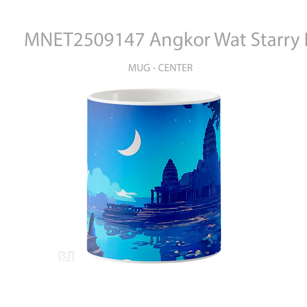 Angkor Wat Starry Reflection Mug MNET2509147 - All-side / Desain