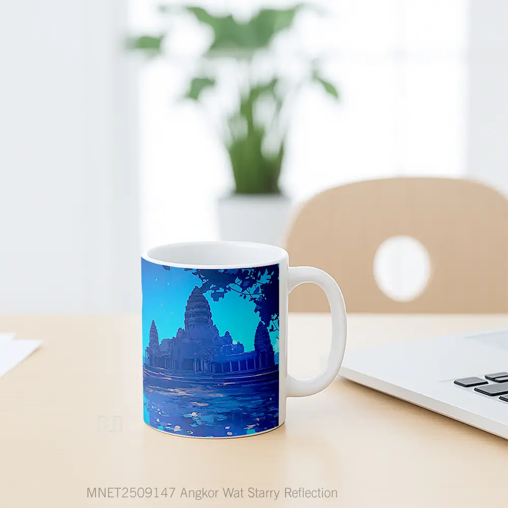 Angkor Wat Starry Reflection Mug MNET2509147 - All-side / Desain