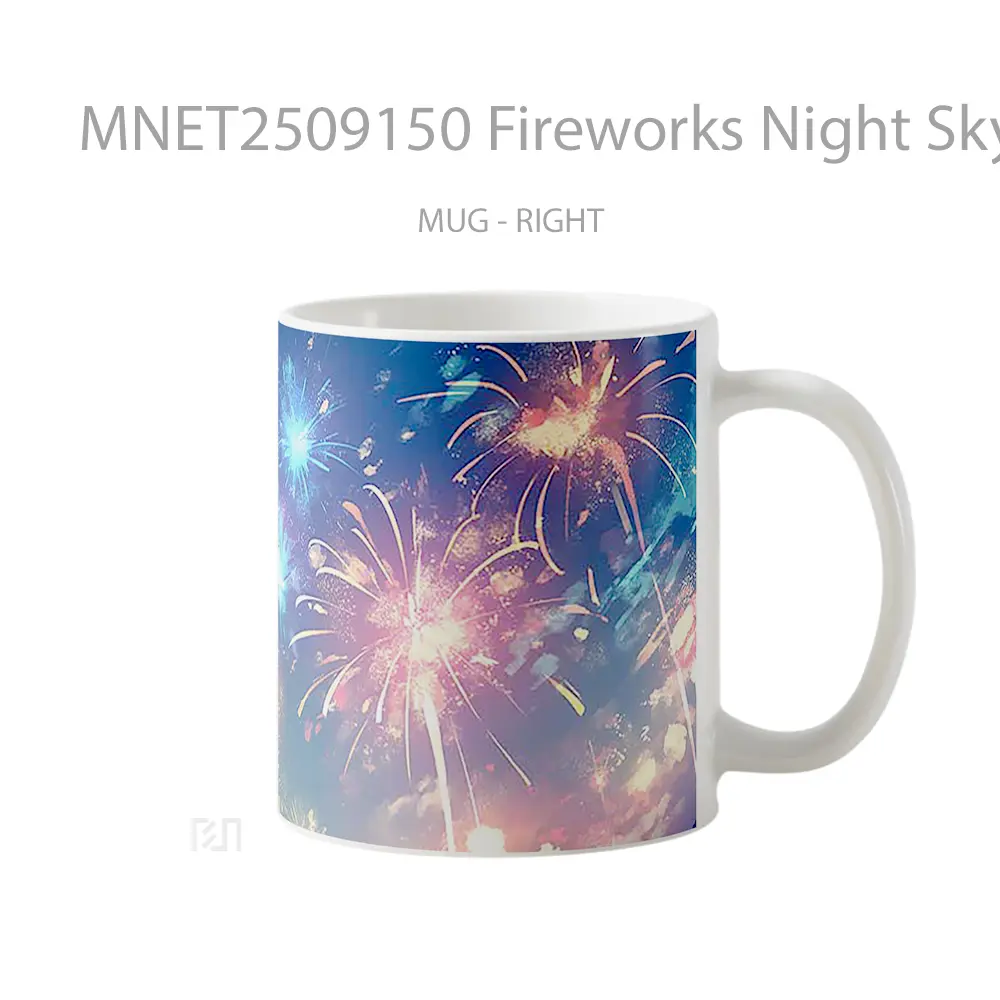 Fireworks Night Sky Burst Mug MNET2509150