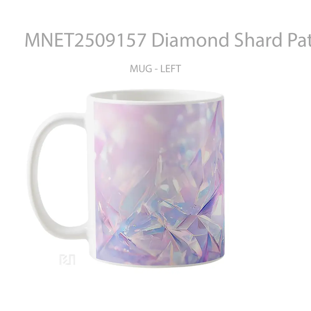 Diamond Shard Patterns Mug MNET2509157 - All-side / Desain