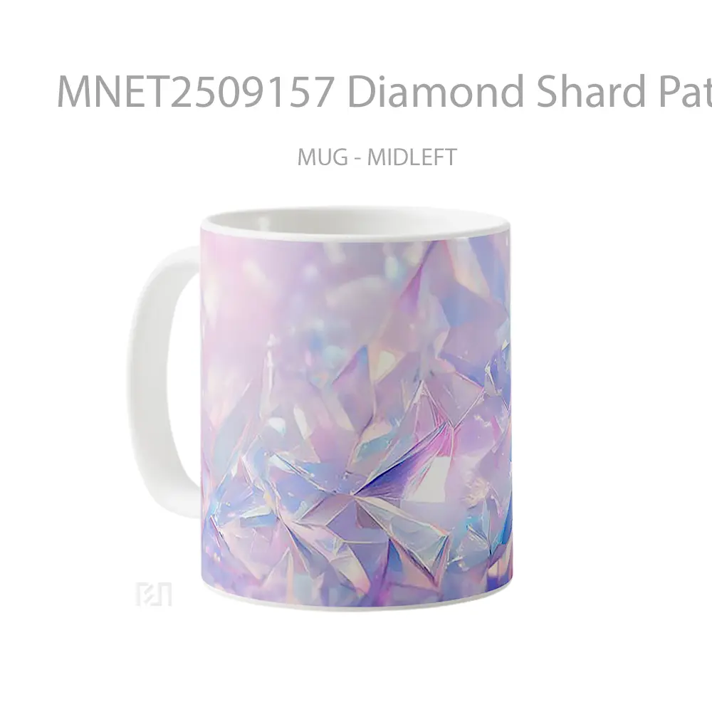 Diamond Shard Patterns Mug MNET2509157 - All-side / Desain