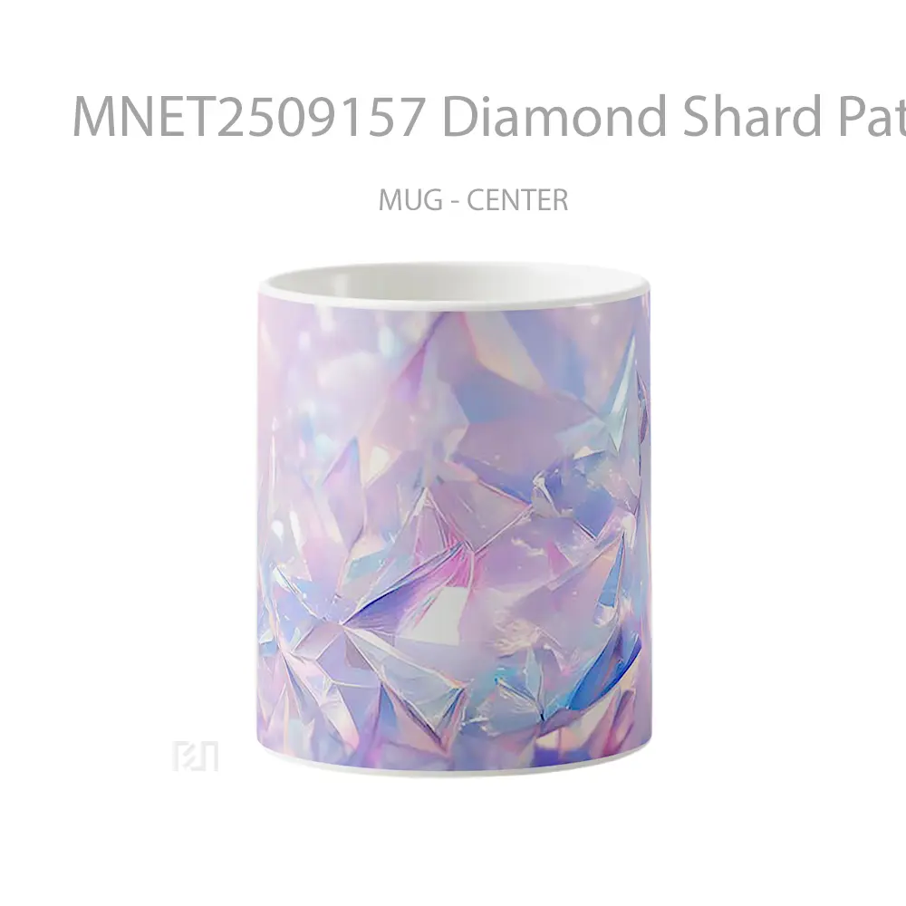 Diamond Shard Patterns Mug MNET2509157 - All-side / Desain