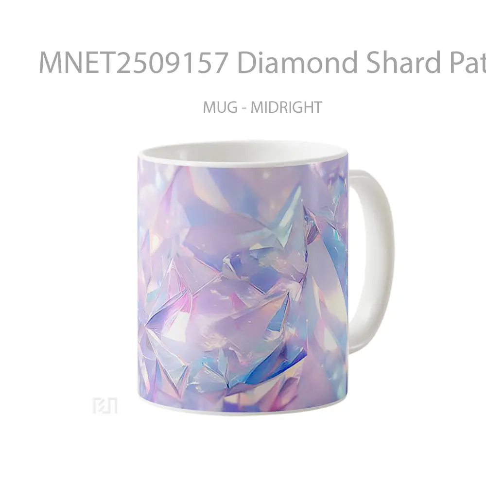 Diamond Shard Patterns Mug MNET2509157 - All-side / Desain