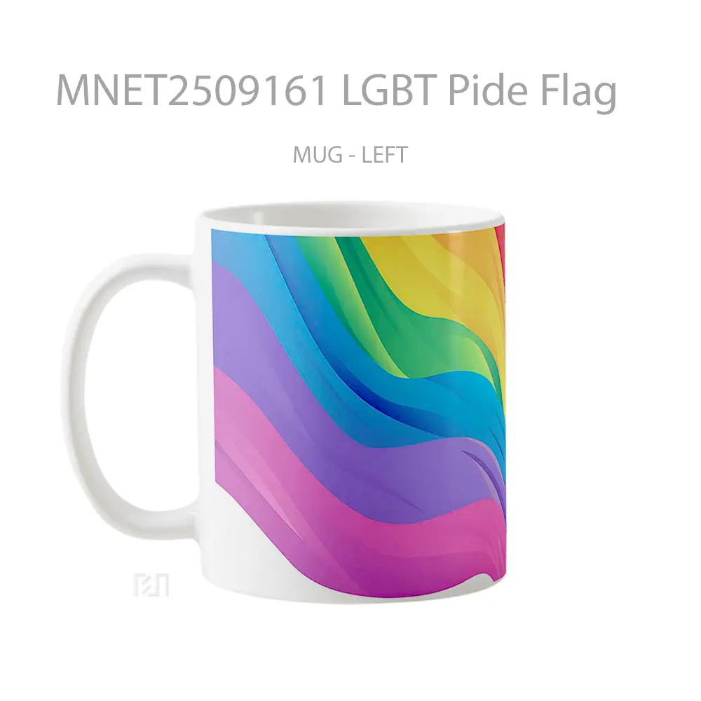 Lgbt Pide Flag Mug MNET2509161 - All-side / Desain