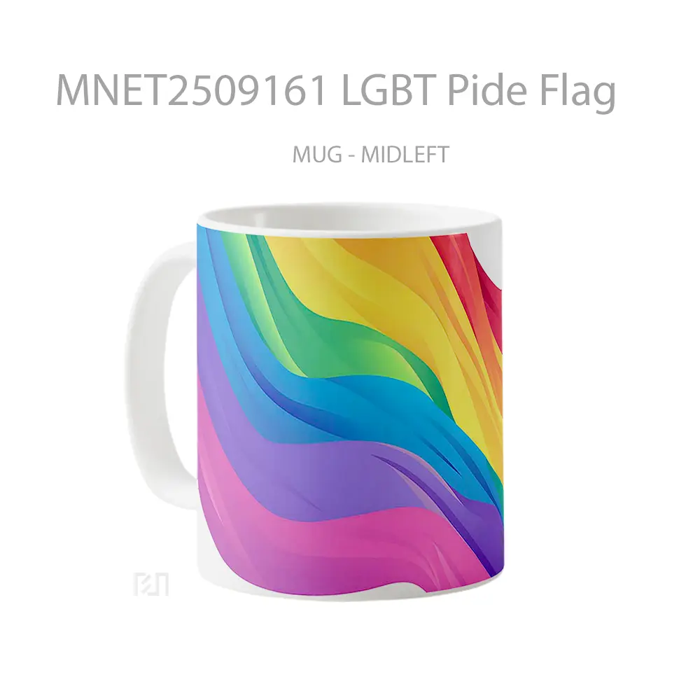 Lgbt Pide Flag Mug MNET2509161 - All-side / Desain