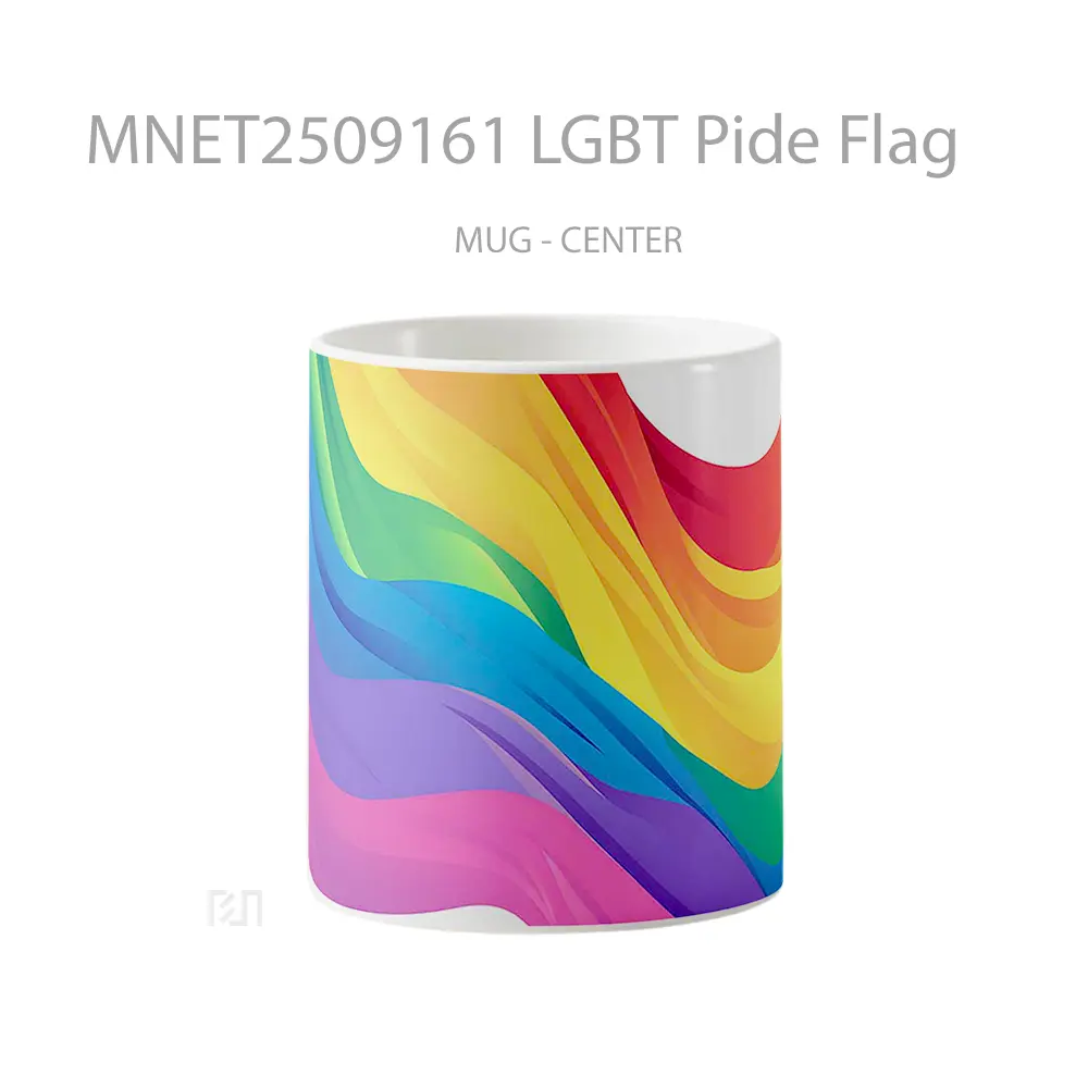 Lgbt Pide Flag Mug MNET2509161 - All-side / Desain
