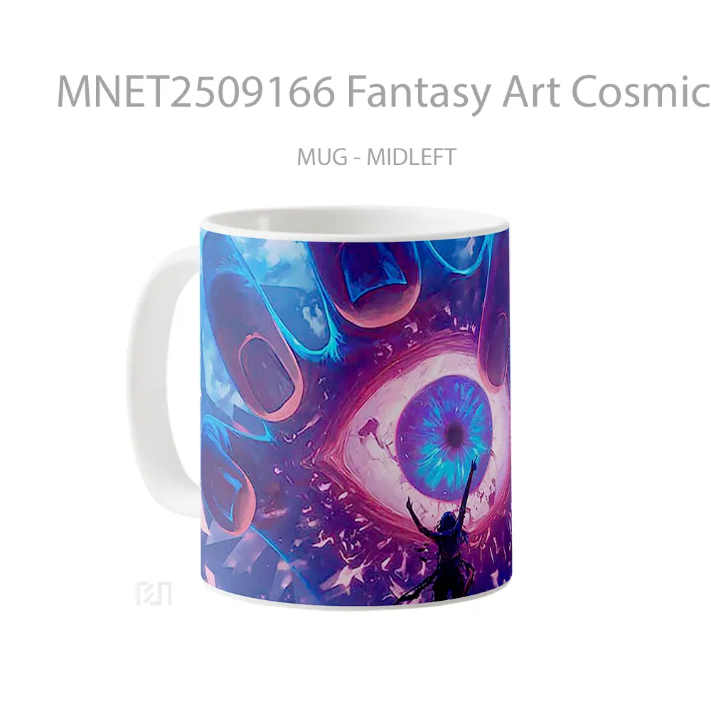 Fantasy Art Cosmic Eye Portal Mug MNET2509166 - All-side / Desain