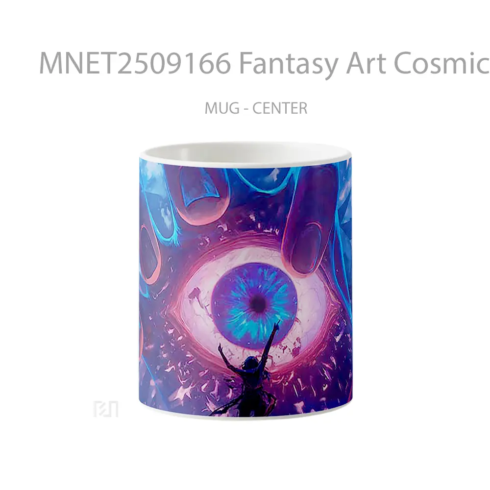 Fantasy Art Cosmic Eye Portal Mug MNET2509166 - All-side / Desain