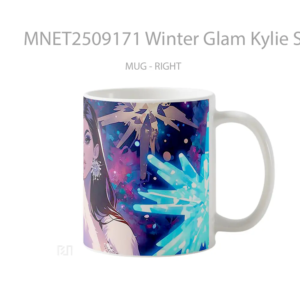 Winter Glam Kylie Snowflakes Mug MNET2509171
