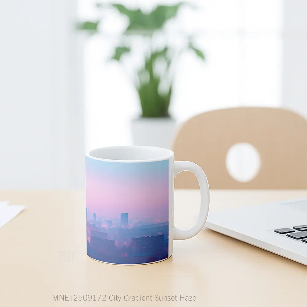 City Gradient Sunset Haze Mug MNET2509172 - All-side / Desain