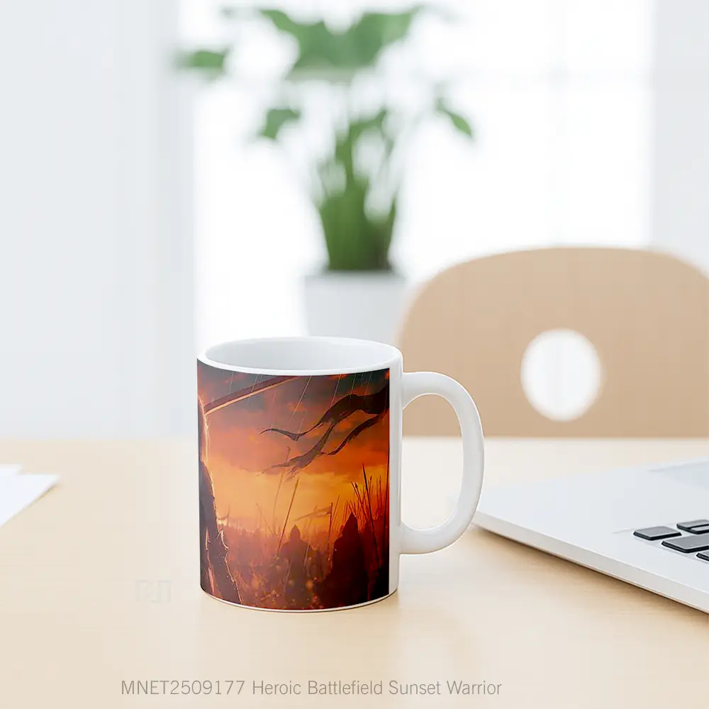Heroic Battlefield Sunset Warrior Mug MNET2509177 - All-side / Desain