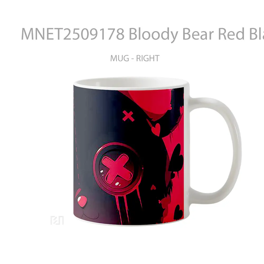 Bloody Bear Red Black Mug MNET2509178