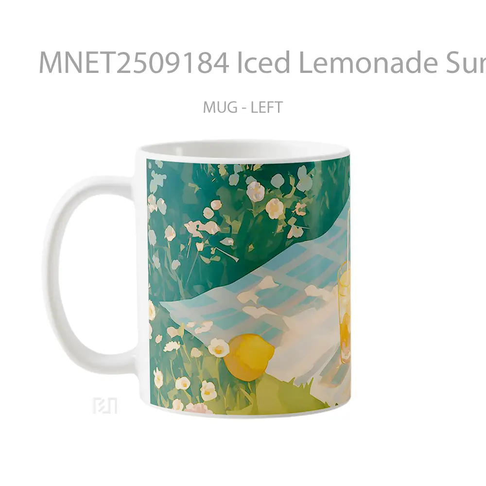 Iced Lemonade Summer Picnic Pastel Style Mug MNET2509184 - All-side / Desain