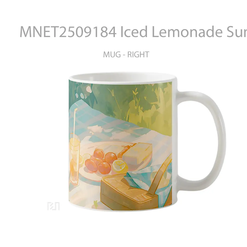 Iced Lemonade Summer Picnic Pastel Style Mug MNET2509184