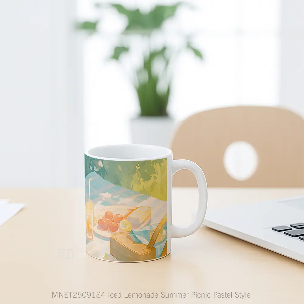 Iced Lemonade Summer Picnic Pastel Style Mug MNET2509184 - All-side / Desain