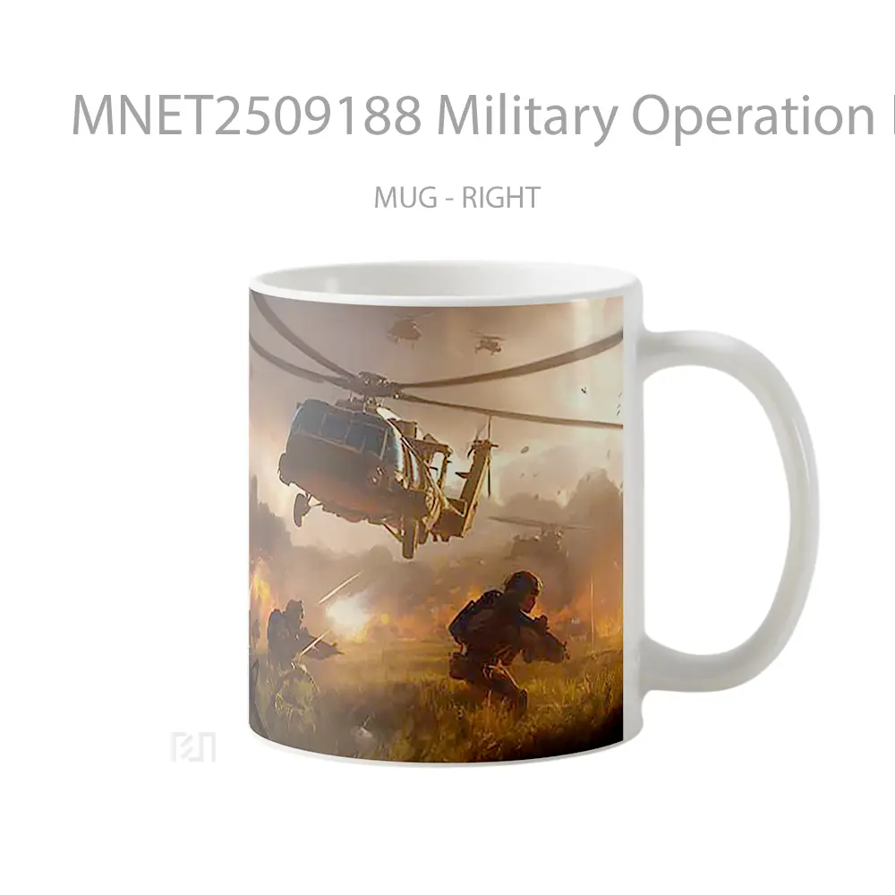 Military Operation Helicopters Soldiers Mug MNET2509188