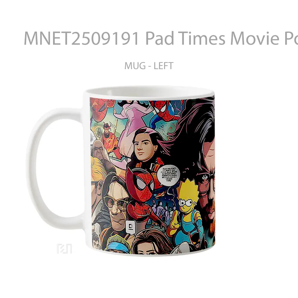 Pad Times Movie Poster Art Mug MNET2509191 - All-side / Desain