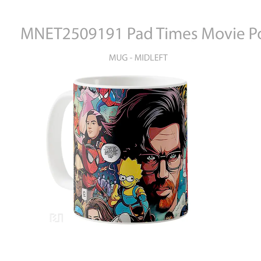 Pad Times Movie Poster Art Mug MNET2509191 - All-side / Desain