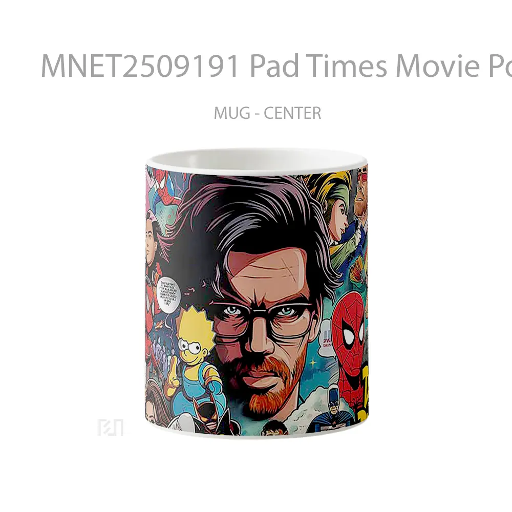Pad Times Movie Poster Art Mug MNET2509191 - All-side / Desain