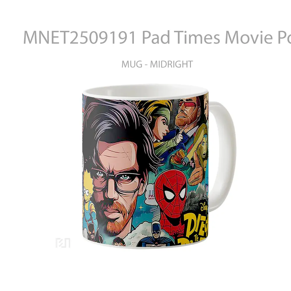 Pad Times Movie Poster Art Mug MNET2509191 - All-side / Desain