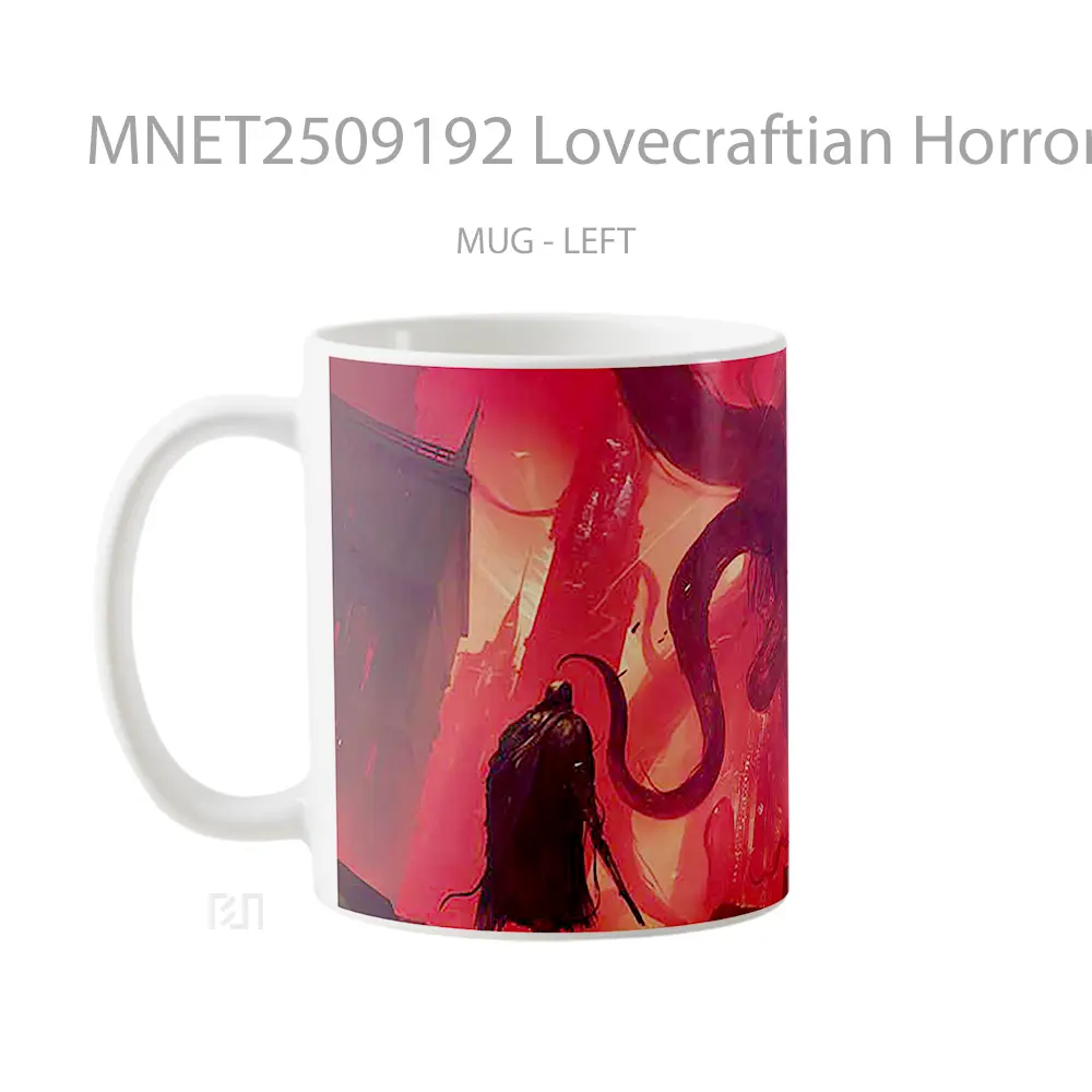 Lovecraftian Horror Cityscape Mug MNET2509192 - All-side / Desain