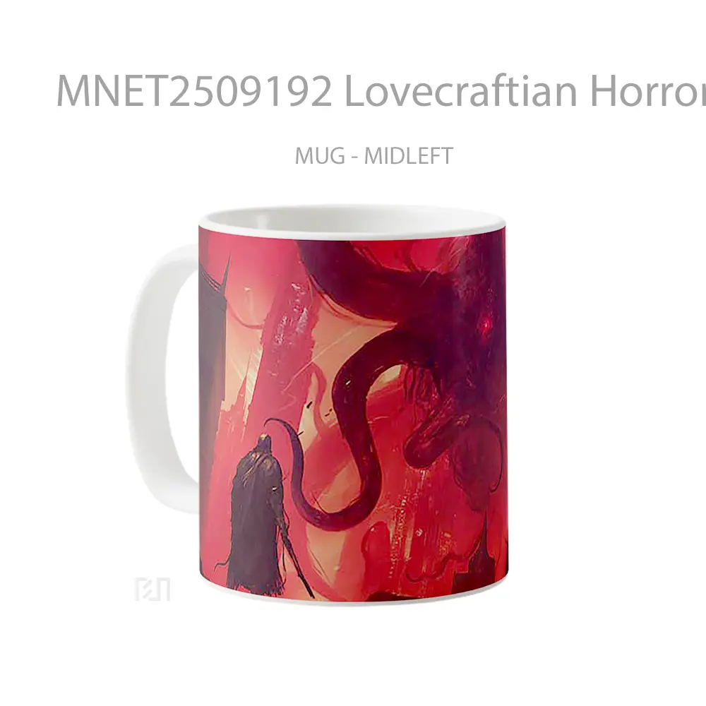 Lovecraftian Horror Cityscape Mug MNET2509192 - All-side / Desain
