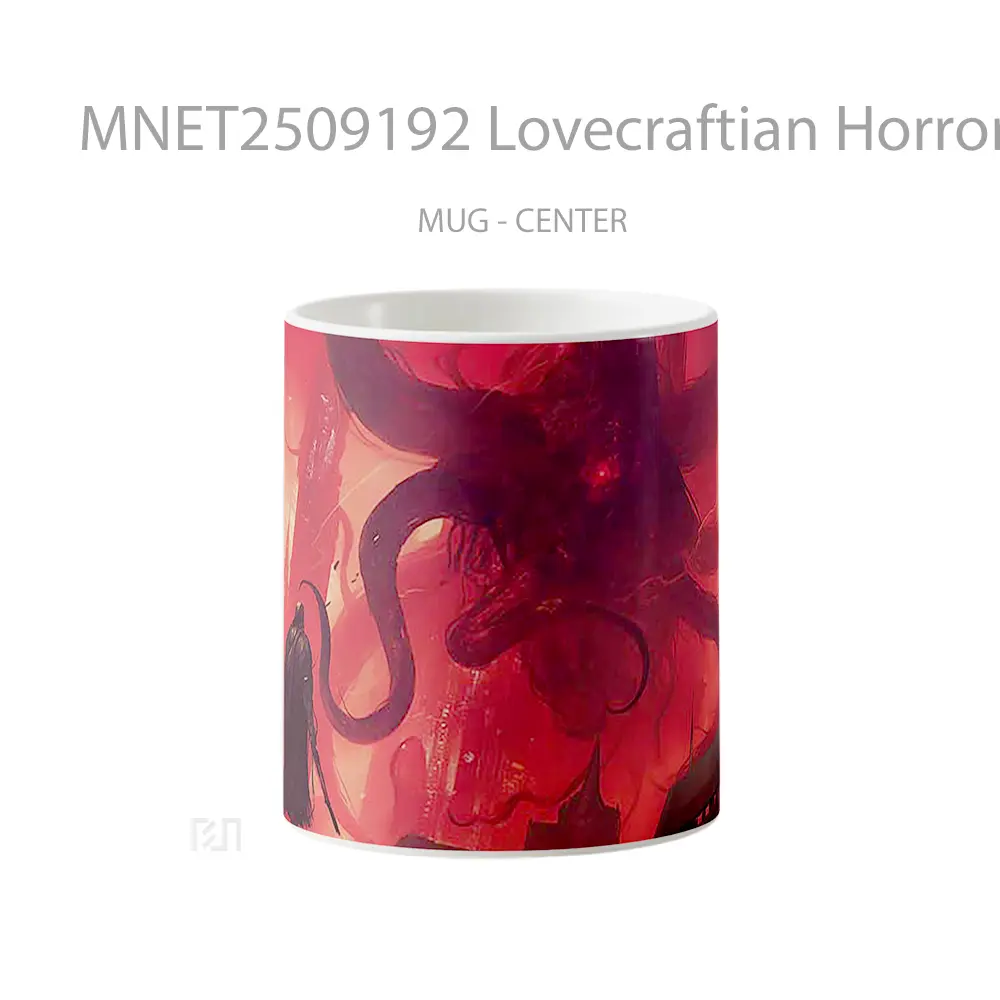 Lovecraftian Horror Cityscape Mug MNET2509192 - All-side / Desain