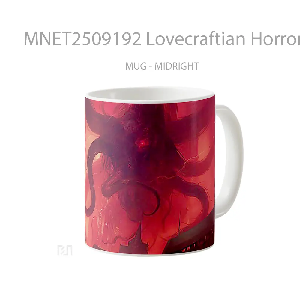 Lovecraftian Horror Cityscape Mug MNET2509192 - All-side / Desain