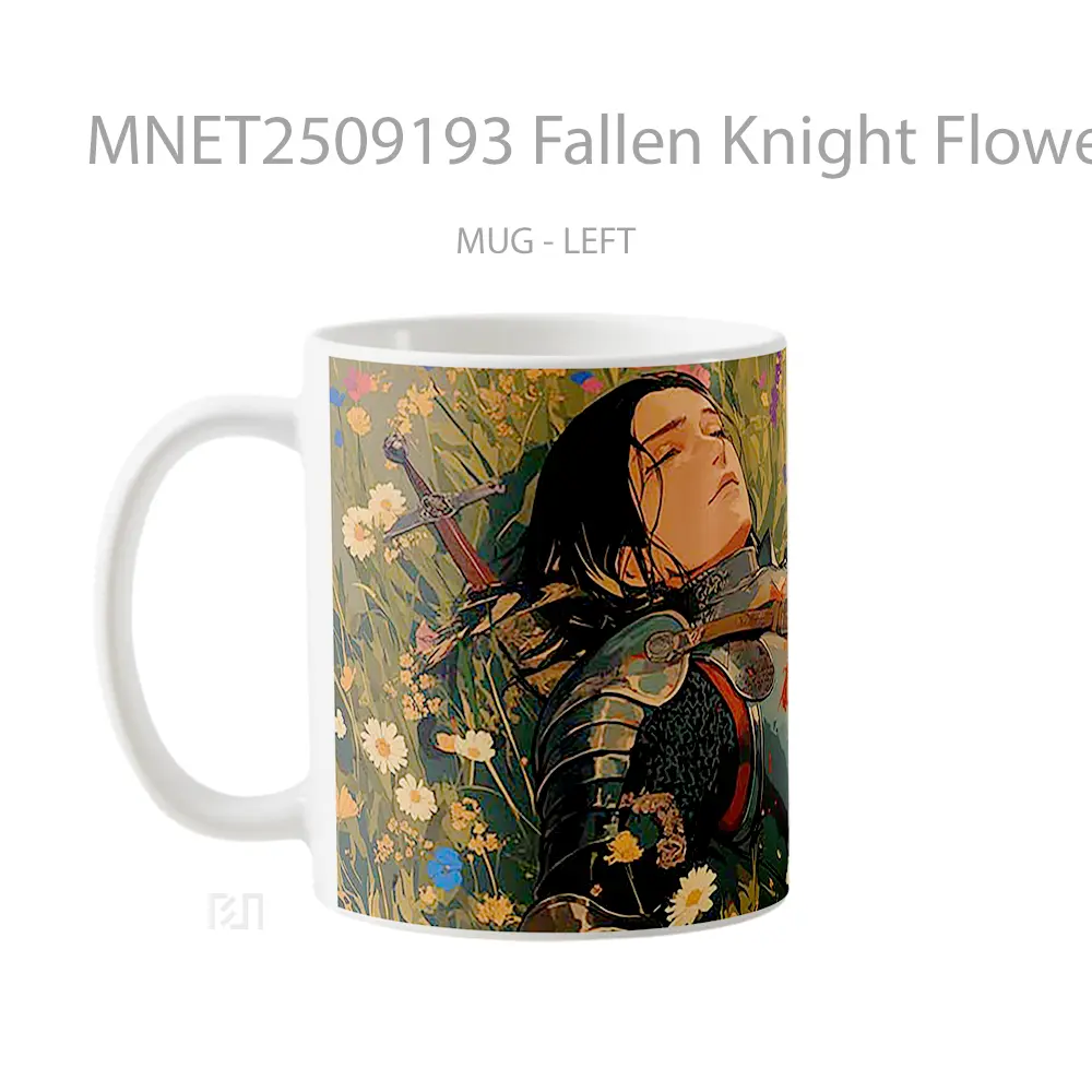 Fallen Knight Flower Field Mug MNET2509193 - All-side / Desain