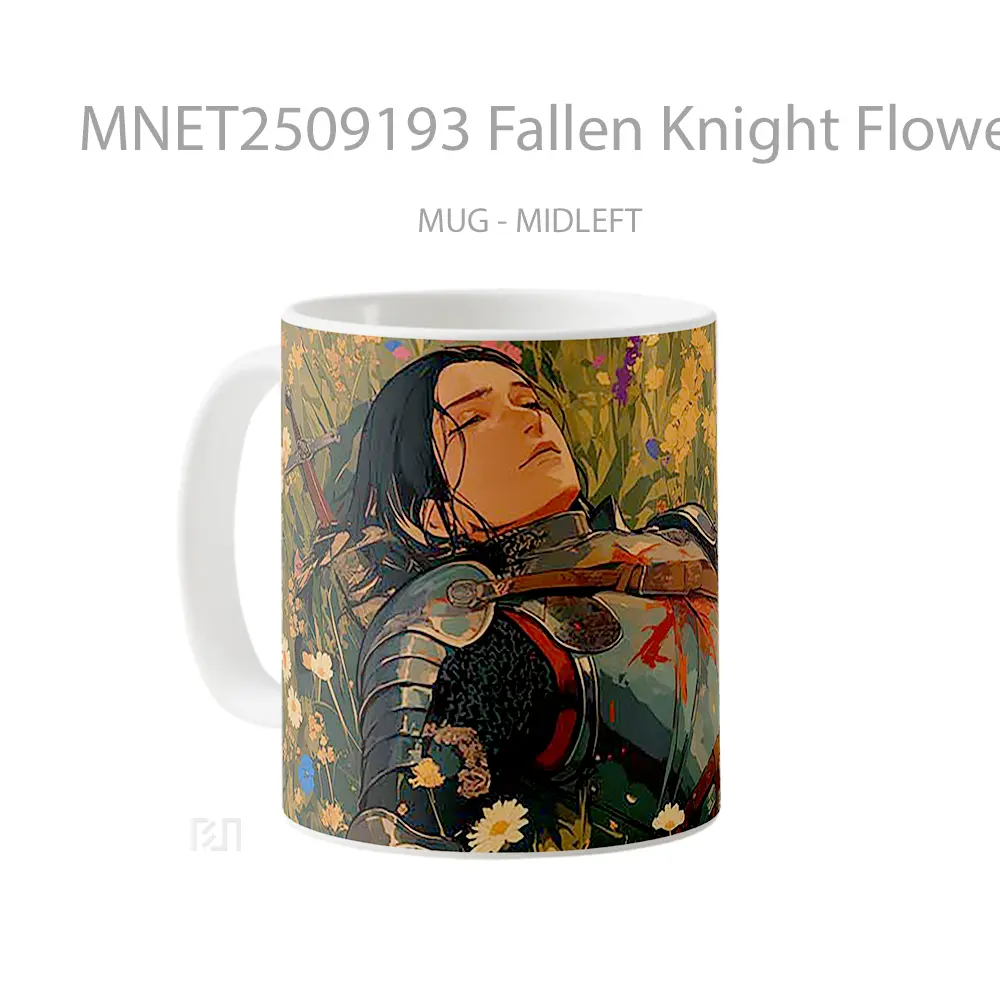 Fallen Knight Flower Field Mug MNET2509193 - All-side / Desain