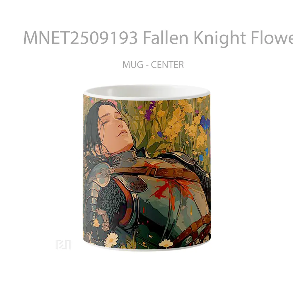 Fallen Knight Flower Field Mug MNET2509193 - All-side / Desain