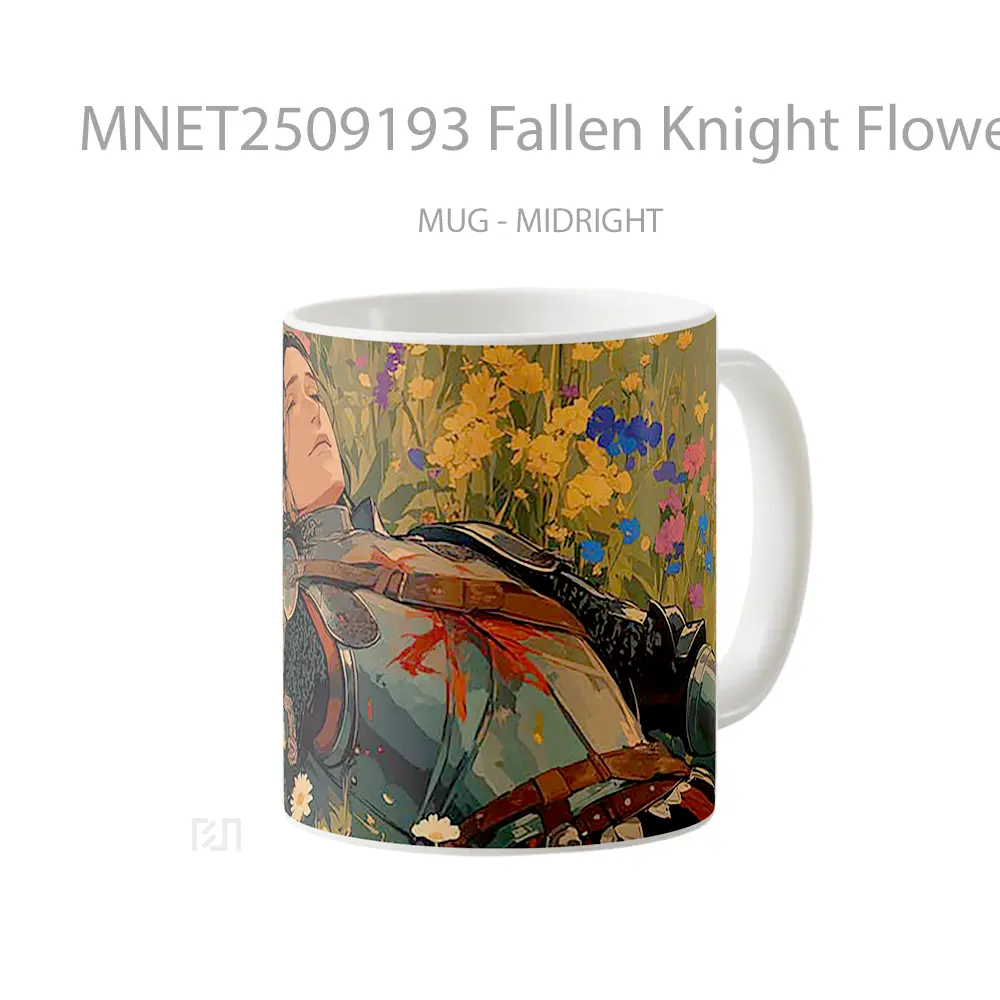 Fallen Knight Flower Field Mug MNET2509193 - All-side / Desain