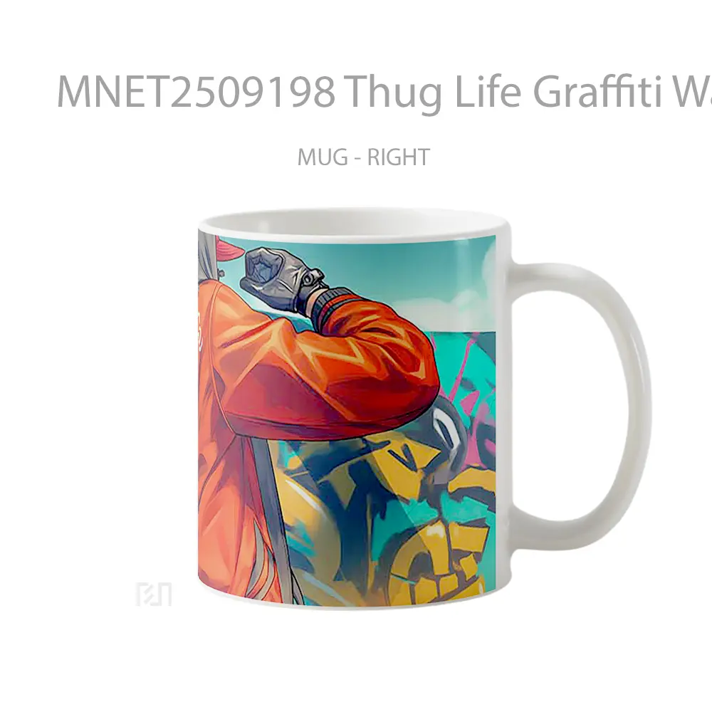 Thug Life Graffiti Wall Mug MNET2509198