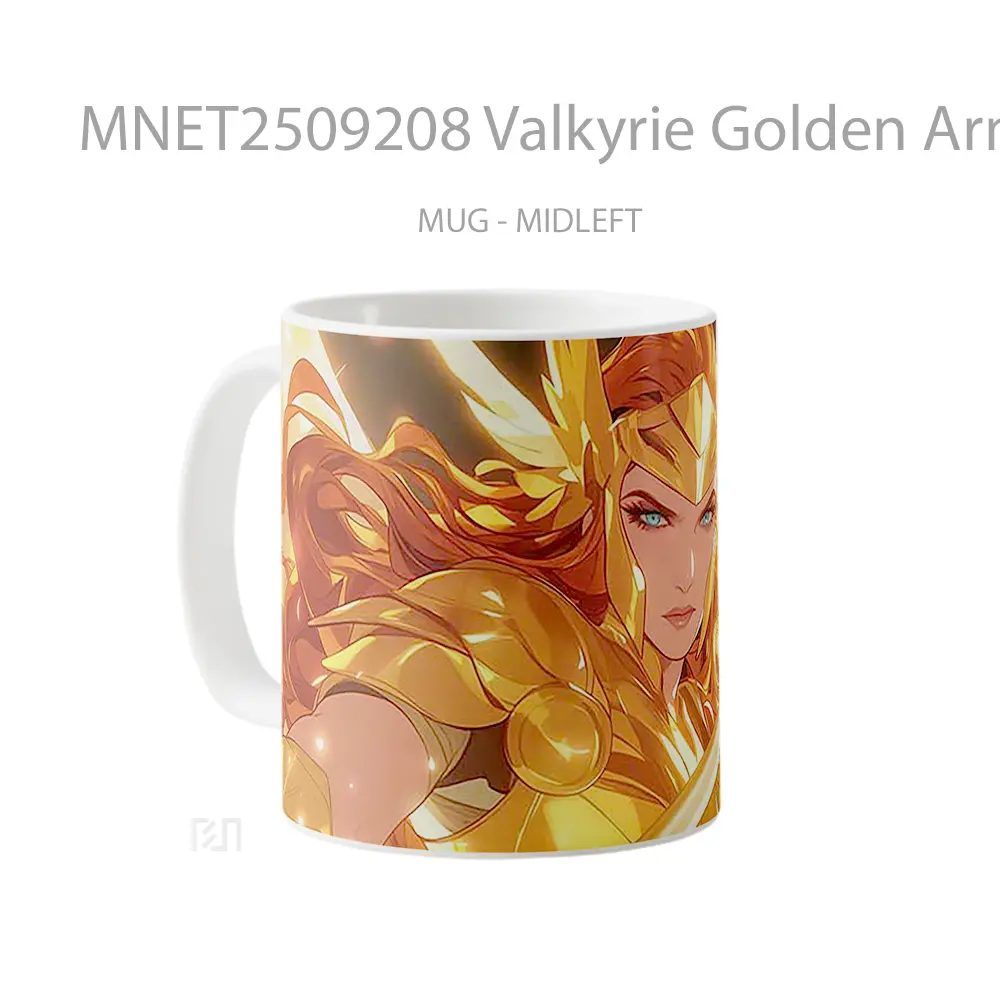 Valkyrie Golden Armor Mug MNET2509208 - All-side / Desain