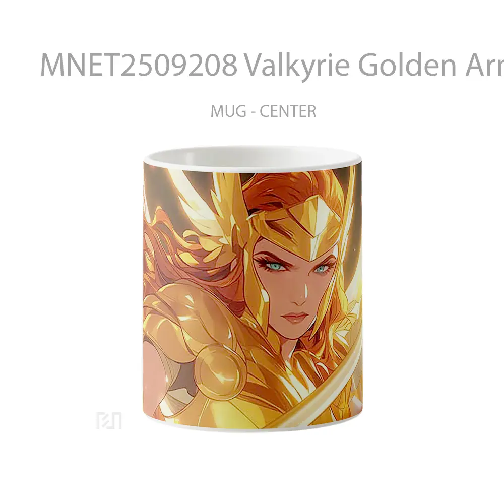 Valkyrie Golden Armor Mug MNET2509208 - All-side / Desain