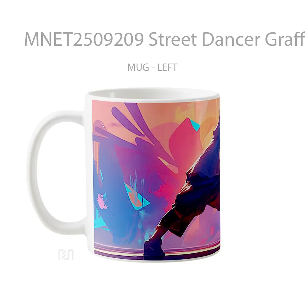 Street Dancer Graffiti Art Mug MNET2509209 - All-side / Desain