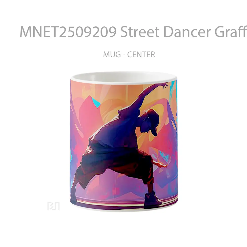 Street Dancer Graffiti Art Mug MNET2509209 - All-side / Desain